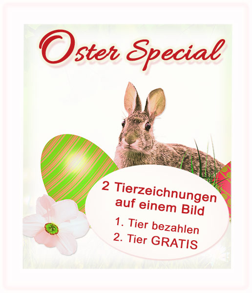 Oster Special 2015 - Tierzeichnungen und Tierportraits von Katja Sauer