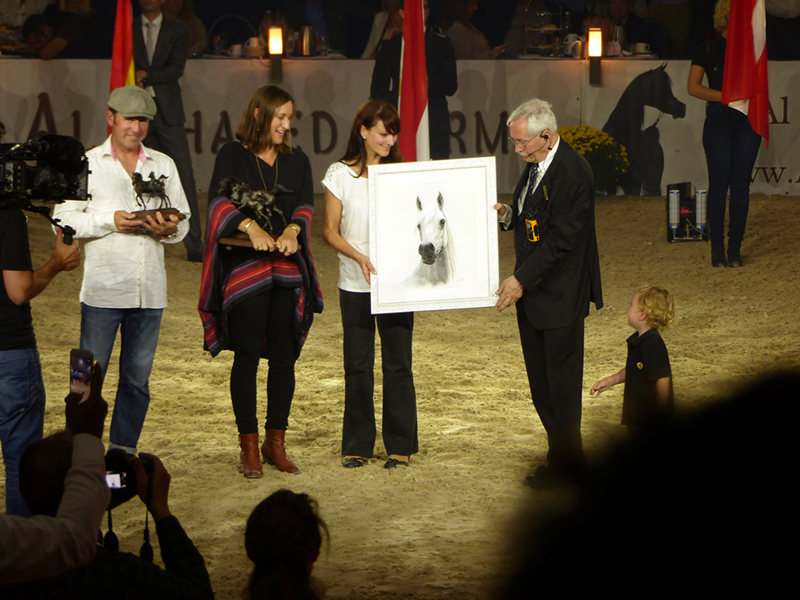 Estopa in Pastellkreide von Katja Sauer - "Lifetime Achievement Award" beim ANC 2016 in Aachen