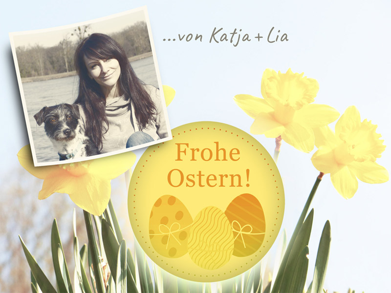 FROHE OSTERN! ...wünscht Katja Sauer - Tierzeichnungen und Tierportraits